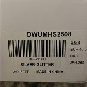 Dream Pairs Sparkling Silver Heels